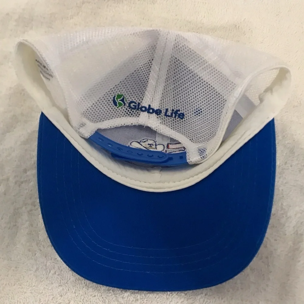 Idegy's Texas Rangers 50th Anniversary Adjustable Blue & White Baseball Cap
